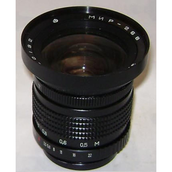 MIR 26 V LENS 3,5/45 for HASSELBLAD and SALYUT cameras MIR 26 V LENS 3,5/45 for HASSELBLAD and SALYUT cameras