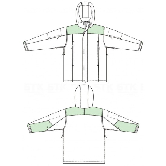 Ruso digital camo Oficiales semi-temporada uniforme traje BTK