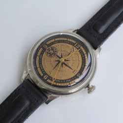 Soviet NORTH POLE 1977 ARCTIC wristwatch MOLNIYA 18 Jewels