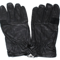 Gants d'alpinisme tactiques modernes en cuir noir Airsoft gear
