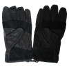 Gants d'escalade tactique russe en cuir noir