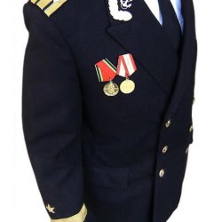 Soviet / Russian Navy Fleet Captain black jacket