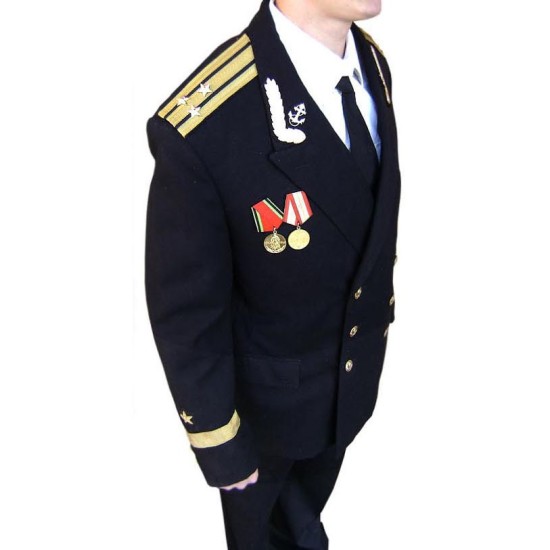 Soviet / Red army Navy Fleet Captain black jacket