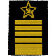 FLOTTE SOVIETIQUE MARINE 2 OFFICIERS DE HAUT RANG PATCHS D'EPAULE