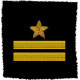 FLOTTE SOVIETIQUE MARINE 2 OFFICIERS PATCHS D'EPAULE