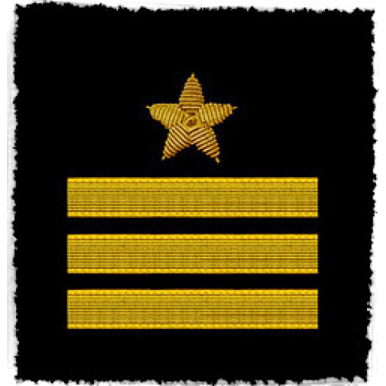 SOVIET FLEET NAVY 2 OFFICERS SHOULDER PATCHES