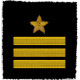 FLOTTE SOVIETIQUE MARINE 2 OFFICIERS PATCHS D'EPAULE