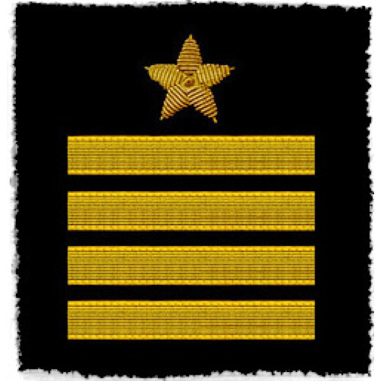 SOVIET FLEET NAVY 2 OFFICERS SHOULDER PATCHES