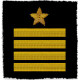 FLOTTE SOVIETIQUE MARINE 2 OFFICIERS PATCHS D'EPAULE