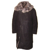 Cappotto inverno russo dell'esercito camoscio generale cuoio US 48