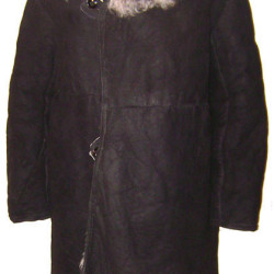 USSR Army winter General suede Leather Overcoat US 48