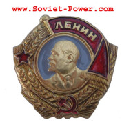 ORDRE miniature de LENIN Prix soviétique Etoile rouge militaire