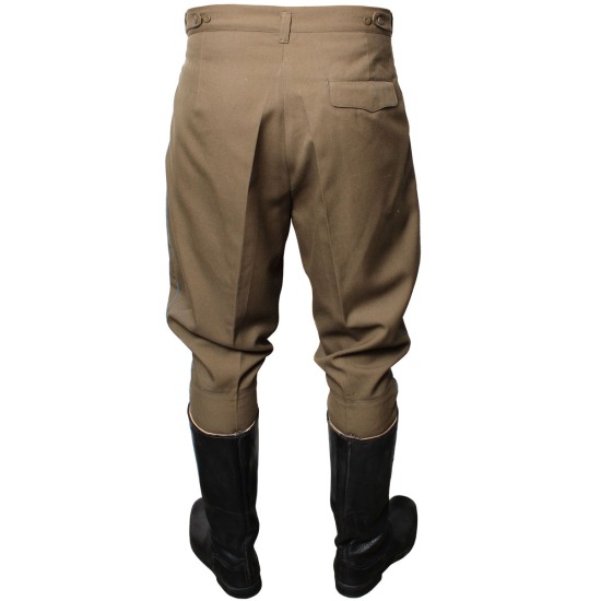 Sovietico aviazione Galife / Russo pantaloni militari con bordino blu