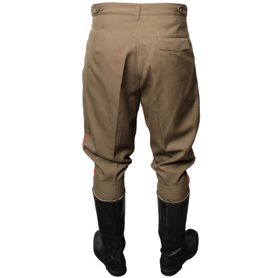 Pantalones de entrenamiento de la infantería de la URSS khaki Galife