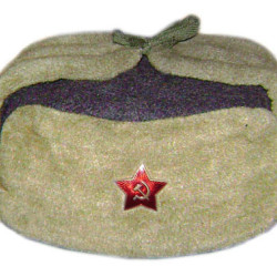 Authentic rare WW2 Soviet Officers Ushanka hat