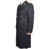 Russian Navy Fleet woolen long black Overcoat