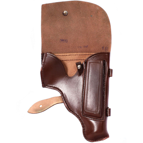 USSR Army PM Makarov leather brown holster