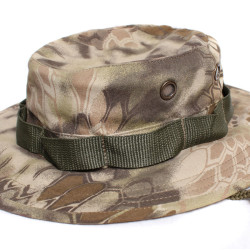 Python rock Panama camo boonie hat summer mountain cap