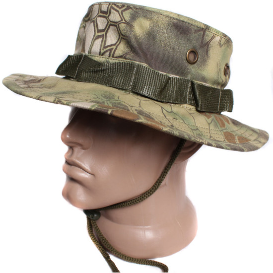 Python Forest camo Panama boonie hat summer cap