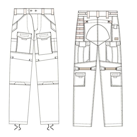 Pantalones negros tácticos "Ketanika" MPA-56 airsoft