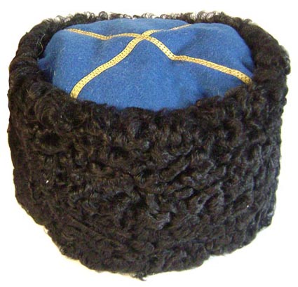 役員の毛皮パパーハのアストラカンの帽子テレク・コサック軍騎兵