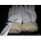 Coy of Honor Guards white parade leather gloves with fur