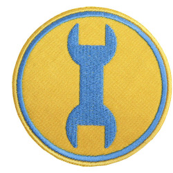 Patch brodé bleu Team Fortress 2 Engineer