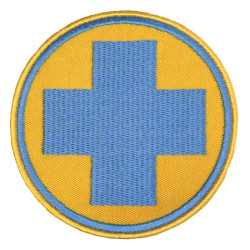 Team Fortress 2 Medic Blue Embroidered Patch