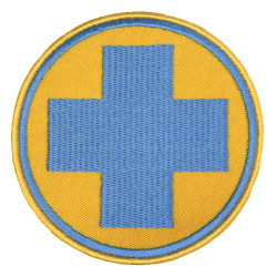 Patch ricamata blu Team Fortress 2 Medic