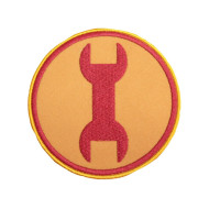 Patch ricamata rossa Team Engineer 2 per ingegnere