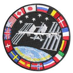 International Space Station Artificial Satellite ISS Program Embroidered patch