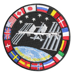 Patch brodé du programme ISS satellite artificiel de la Station spatiale internationale