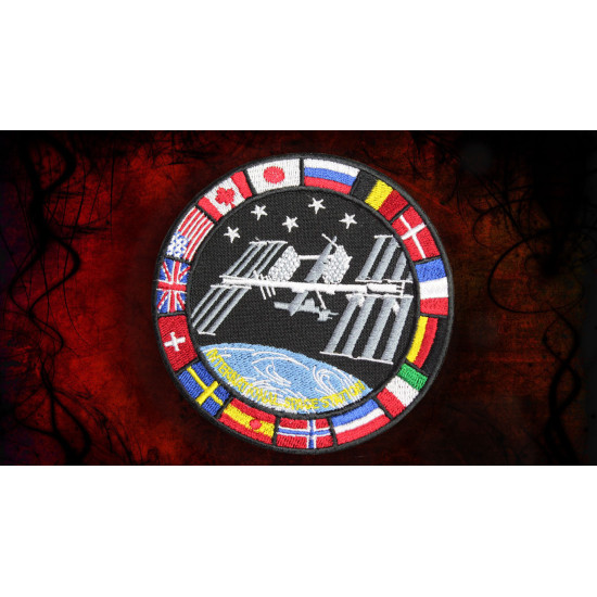 Patch brodé du programme ISS satellite artificiel de la Station spatiale internationale