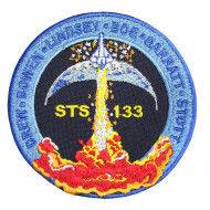 Patch per cucire ricamata missione NASA Space Shuttle ISS STS-133