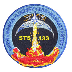 ISS STS-133 Transbordador espacial NASA Misión parche bordado cosido