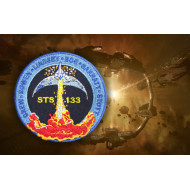 Patch à coudre brodé Mission NASA de la navette spatiale ISS STS-133