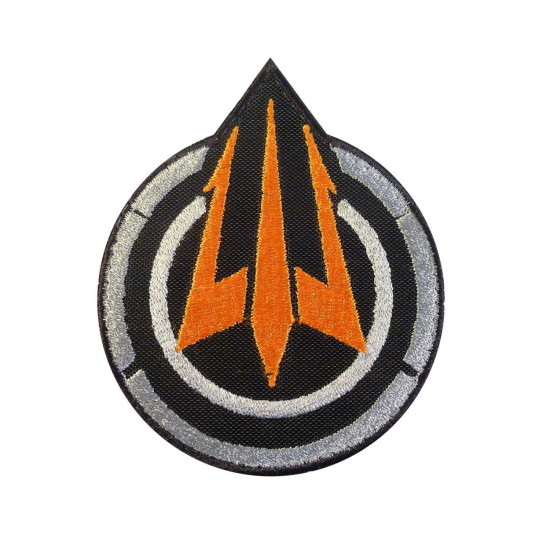 Logo caché Call of Duty Black Ops 3 (III), logo thermocollant COD brodé