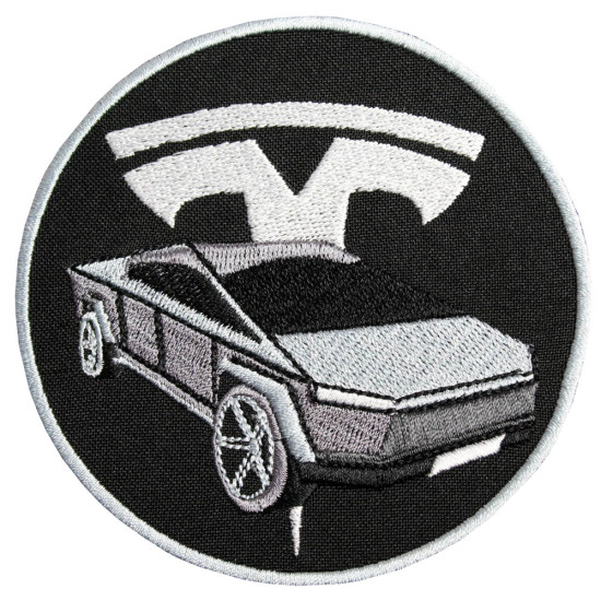 Tesla Sew-on Elon Musk Cybertruck刺繍パッチ＃2