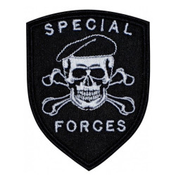Special Forces Skull In a Beret Military Game Airsoft Patch