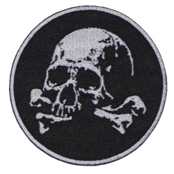 Flag Skull In A Beret Military Game Airsoft Sew-on Patch #1