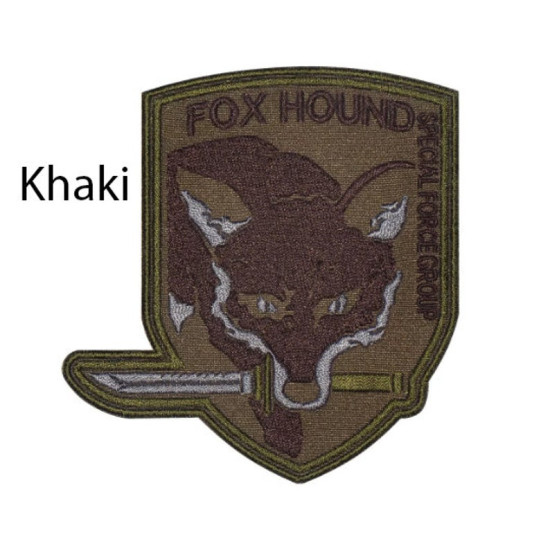 Fox Hound MGS Embroidered Sew-on Patches #1