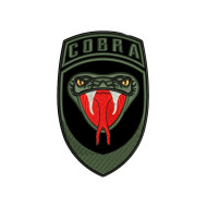 Cobra Airsoft Game Snake Embroidered Sew-on Patch