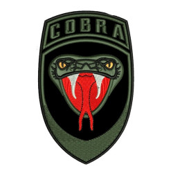 Parche de hierro bordado Cobra Airsoft Game Snake