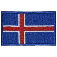 Iceland Flag Embroidered Handmade Patch #1
