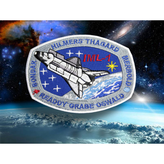 Entdeckung ISS STS-42 Space Shuttle NASA Mission Gestickter Aufnäher