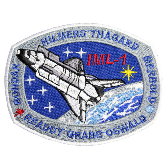 Entdeckung ISS STS-42 Space Shuttle NASA Mission Gestickter Aufnäher