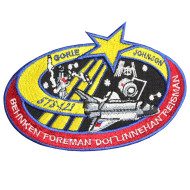 Station brodée de la navette spatiale STS-123 de la NASA Endeavour ISS Mission Patch brodé