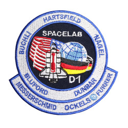 Parche de uniforme bordado cosido del transbordador espacial Spacelab de la ESA