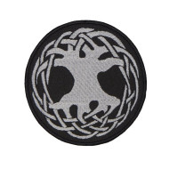 Patch ricamata a macchina World Tree Machine dell'ornamento di YGGDRASIL