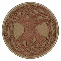 YGGDRASILS Ornament World Tree Machine - Gestickter Patch